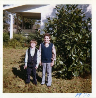 Marcus and Scott Dickson, Easter 1970