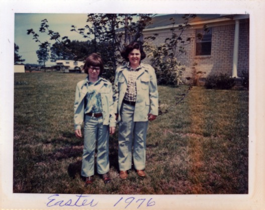 Marcus and Scott Dickson, Easter 1976